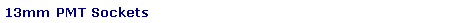 Text Box: 13mm PMT Sockets